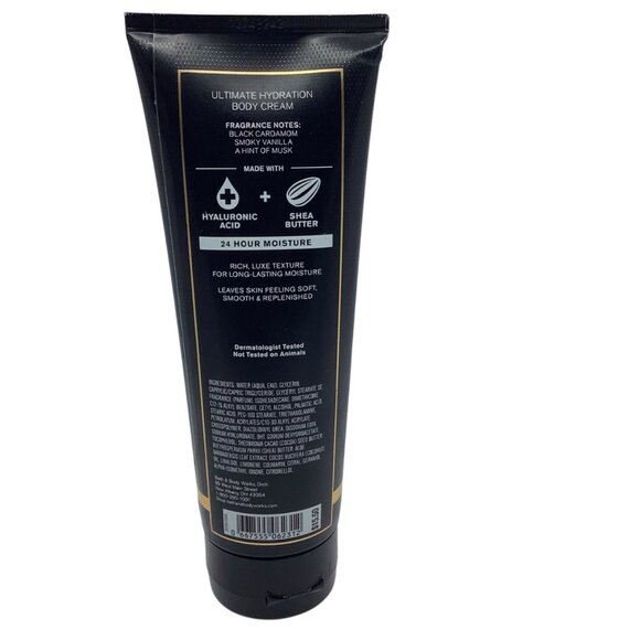Noir Bath & Body Works Men Hydration Body Cream Hyaluronic Acid Shea Butter 8 Oz - Picture 2 of 4